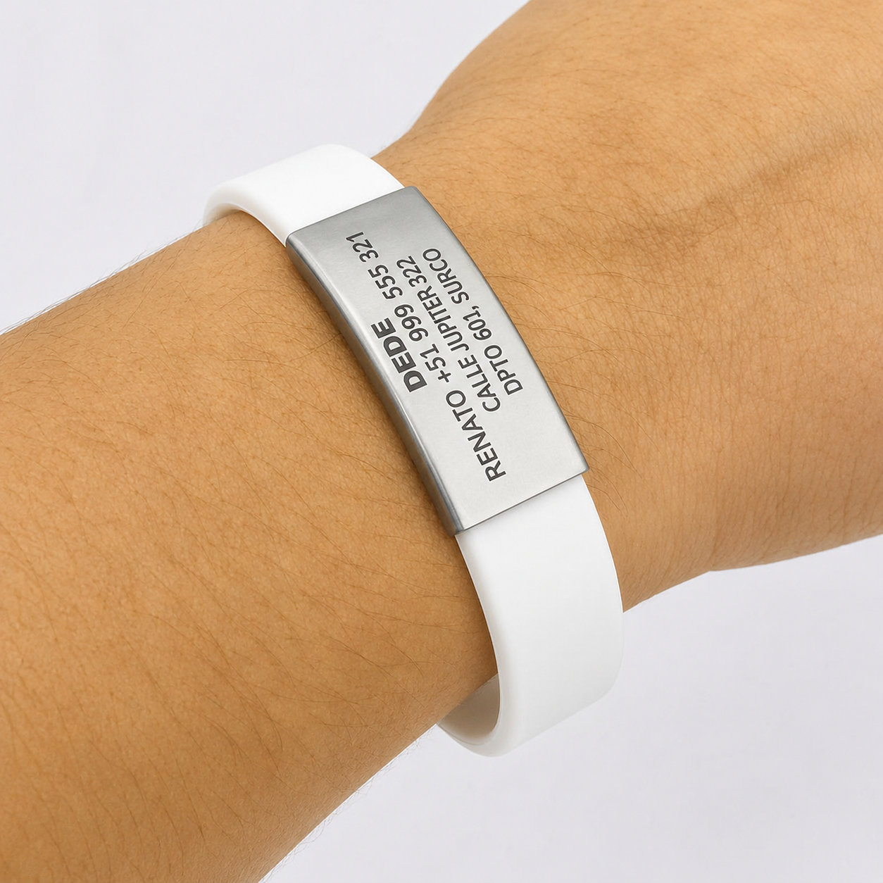 Pulsera Personalizada de Identificación | SLIM