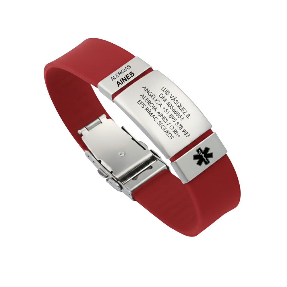 Pulsera de Identificación para Alergia a AINEs