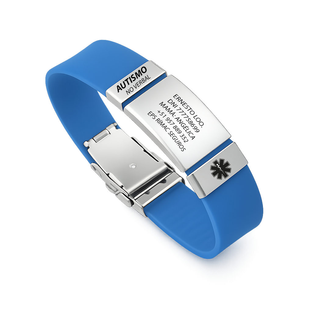 Pulsera de Identificación para Autismo