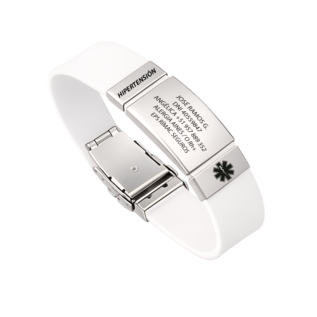 Pulsera de Identificación Personalizada – Emergencias Médicas