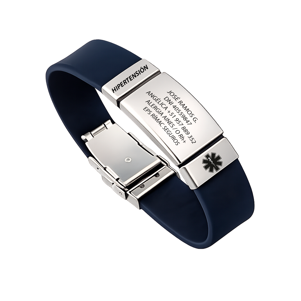 Pulsera de Identificación Personalizada – Emergencias Médicas