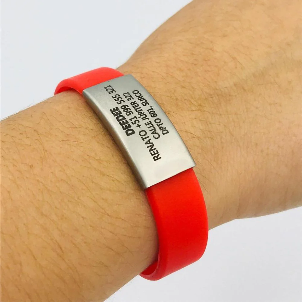 Pulsera Personalizada de Identificación | SLIM